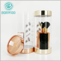Printable large plastic tube packaging for cosmetic boxes.Product information is directly printed on the transparent PVC