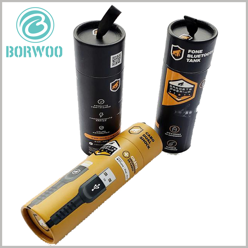 Printable recycled cardboard tubes boxes for cable packaging.made of recycled SBS forming into small diameter tube of 1mm thickness