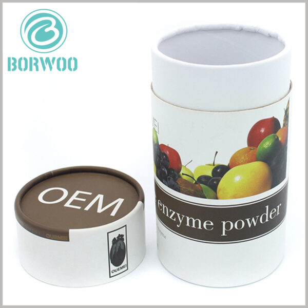 Printed Small cardboard tube boxes packaging for food