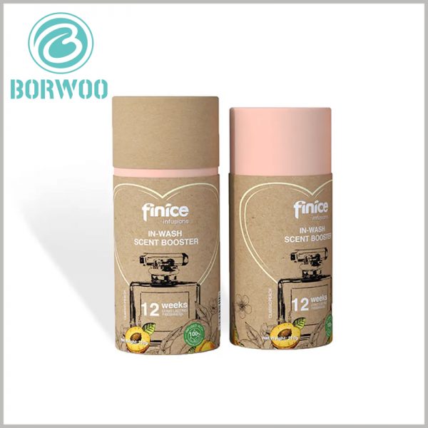 Printed cardboard tube packaging for scent booster