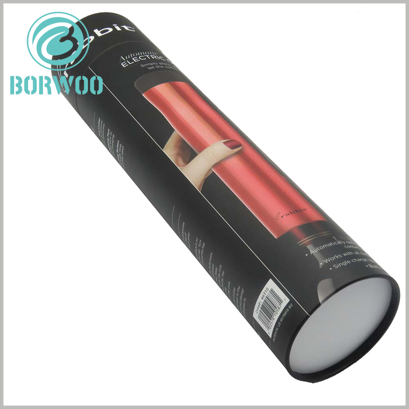 Printed large paper tube for bottle packaging boxes