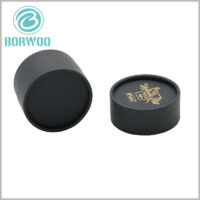 Quality Black paper tube packaging boxes custom.