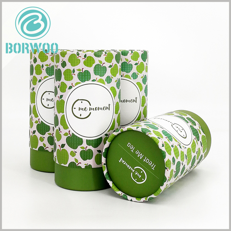 Recyclable cardboard tubes food packaging for tea boxes.a simple but economic choice with good effect realized.