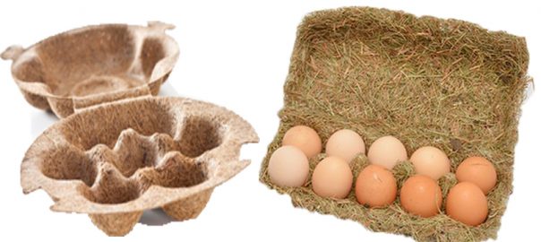 Recyclable eggs packaging,The package can be biodegraded without polluting the environment