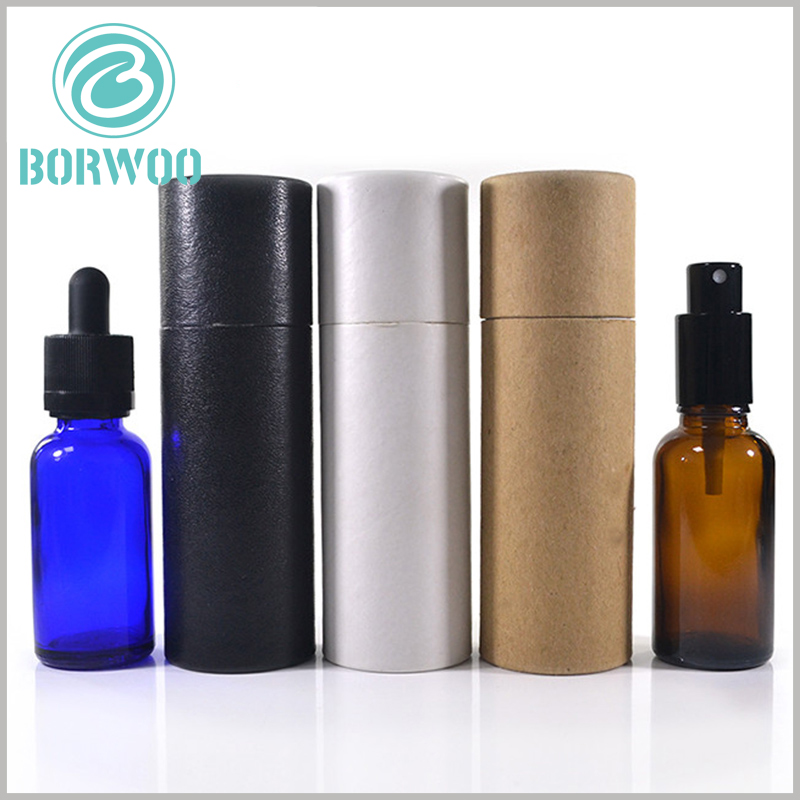 Simple 10 ml essential oil tube box packaging without pattern