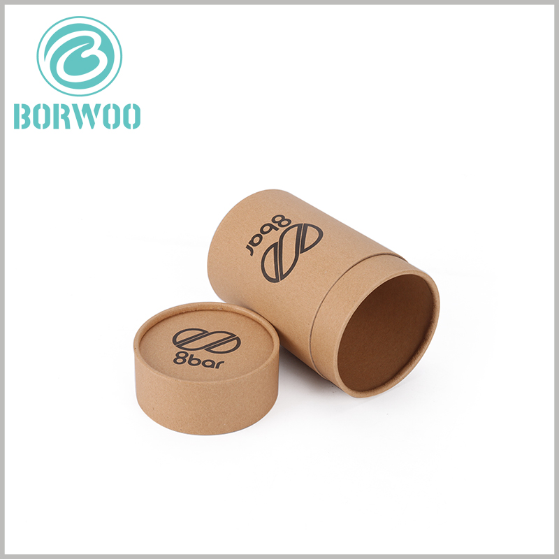 Simple design kraft paper tube packaging boxes with logo wholesale.Simple packaging can reduce the cost of purchasing packaging.