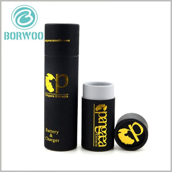 Small diameter Black paper tubes for charging cable packaging boxes.Use packaging to enhance brand awareness