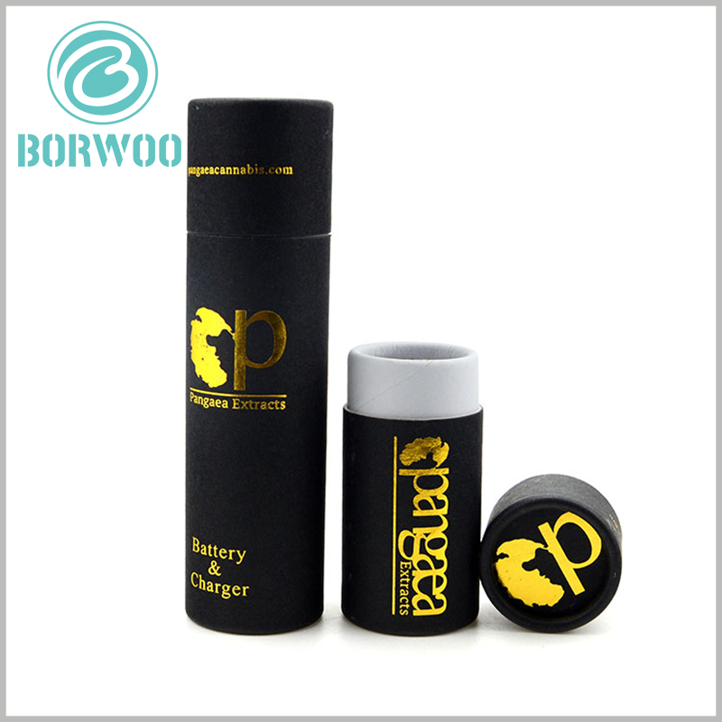 Small diameter Black paper tubes for charging cable packaging boxes.Use packaging to enhance brand awareness