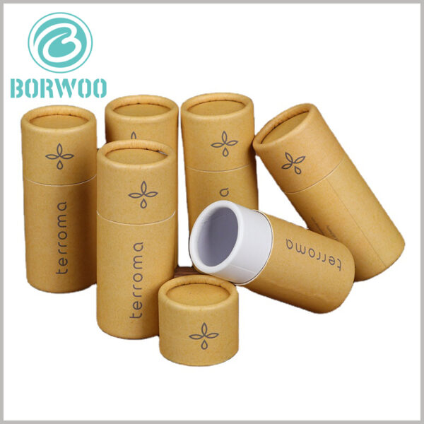 Small diameter kraft paper tube packaging boxes. The diameter of the kraft paper tube is closely related to the product and can be customized, and the packaging will completely match the product.