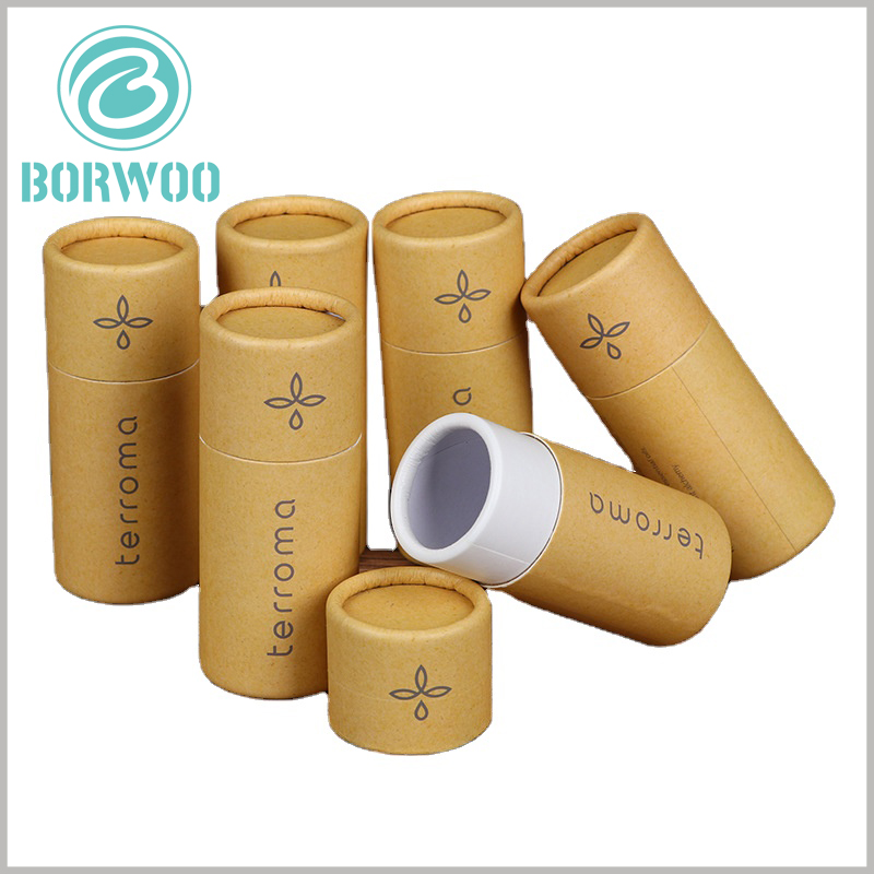 Small diameter kraft paper tube packaging boxes. The diameter of the kraft paper tube is closely related to the product and can be customized, and the packaging will completely match the product.