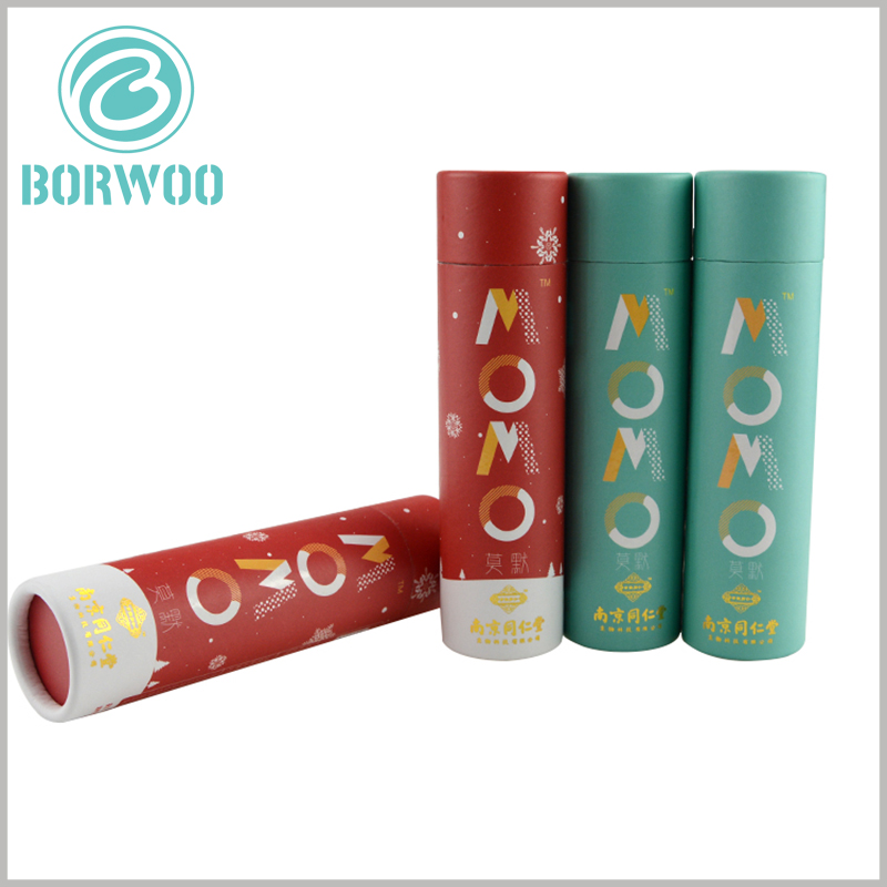 Small food grade tube packaging boxes with Bronzing logo wholesale