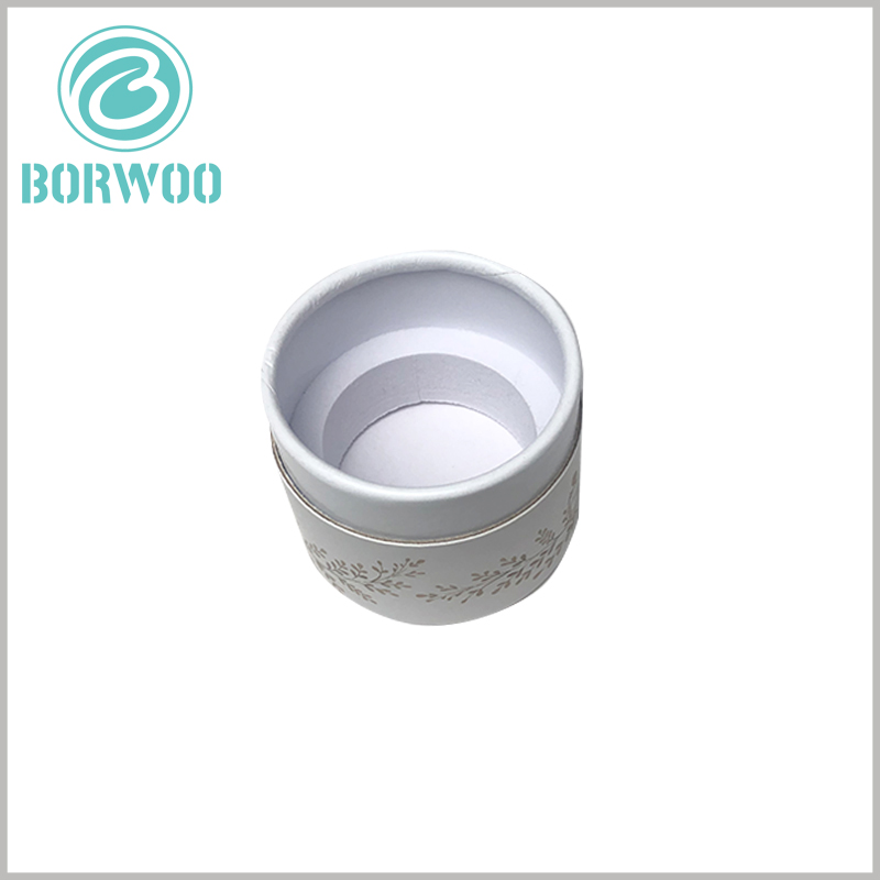 Small paper tube packaging with EVA insert.The EVA ring is firmly fixed at the bottom of the paper tube to fix the essential oil glass bottle.