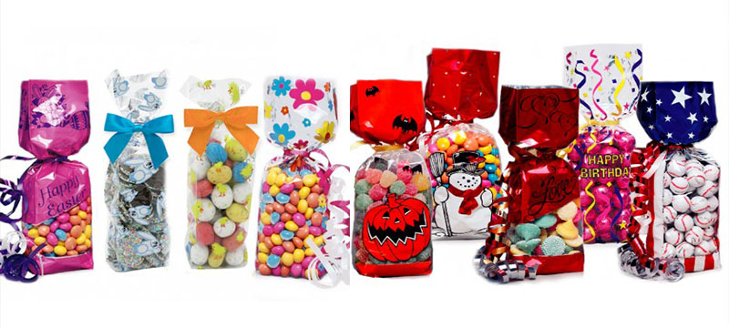 Stand-up candy bags