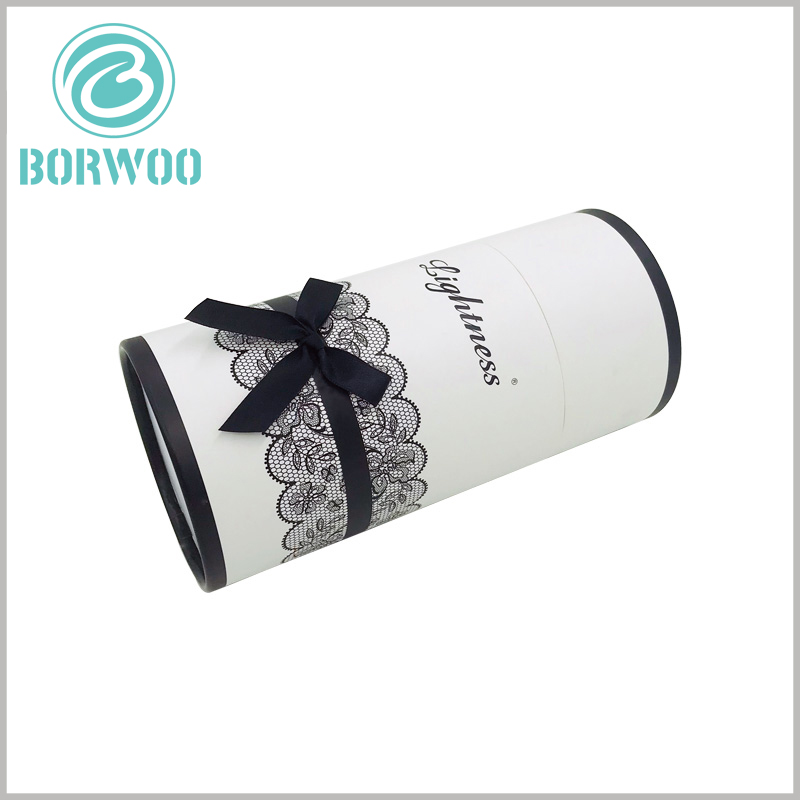 White paper tube gift packaging wholesale.We offer customizable round boxes to meet your product packaging needs