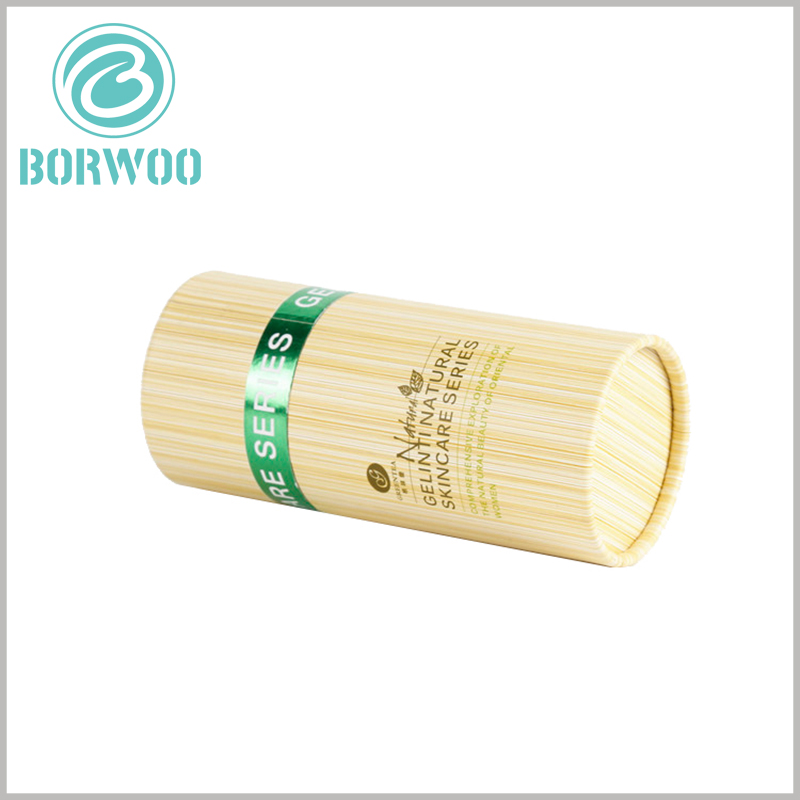 Wholesale Creative imitation bamboo paper tube for skin care product packaging.Ordinary packaging materials, but through the unique packaging design, the product's attractiveness is enhanced, leaving a deep brand impression to the customer.