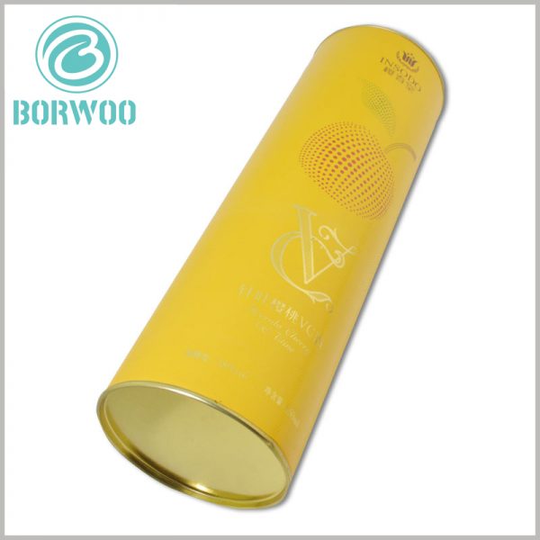 Wholesale printed cardboard tube food packaging for cherry boxes