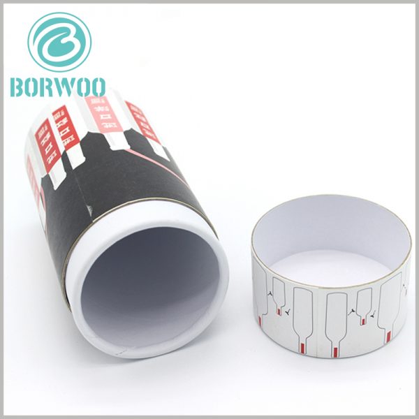 Wine round cardboard boxes with lids wholesale