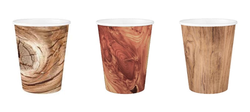 Best natural wood paper cups wholesale, creative wood paper cups are very attractive to consumers