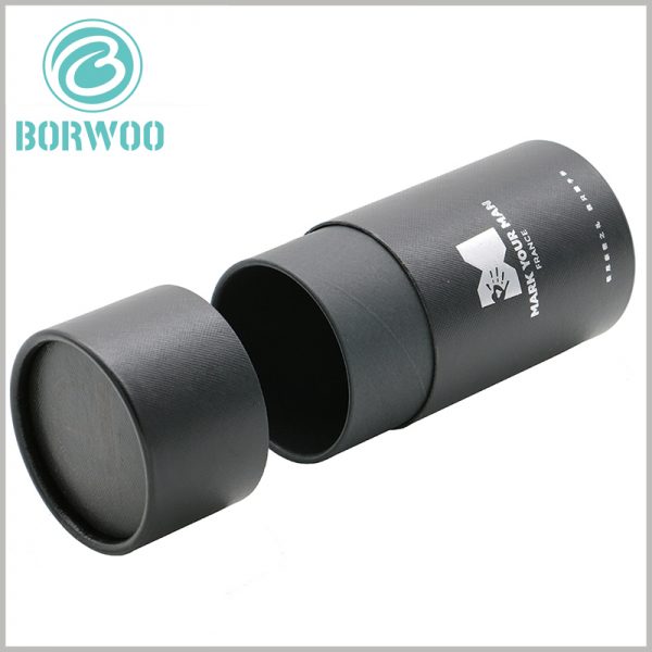 black cardboard round tube packaging boxes wholesale