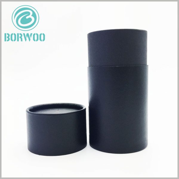 black cardboard tube packaging boxes with lids.very hard and protective while being massive and beautiful