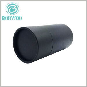 Black cardboard tubes packaging boxes with lids | Tube boxes