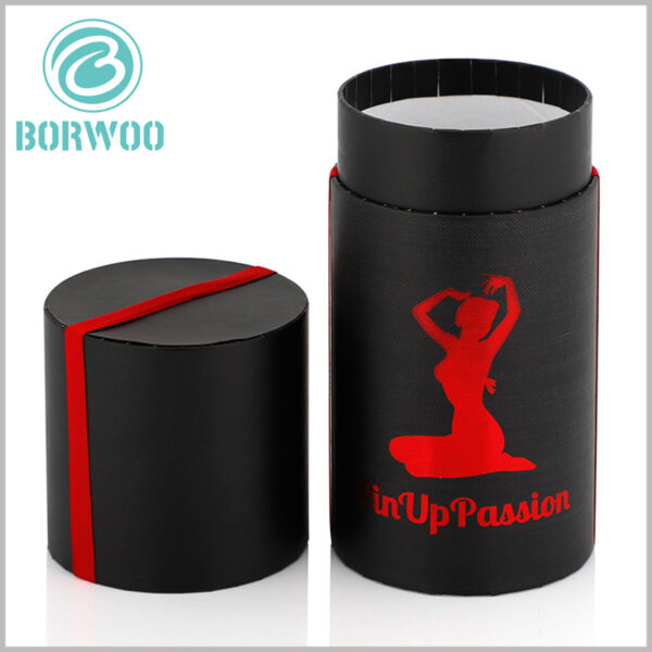 black cardboard tubes packaging wholesale.simple packaging design mainly reflects product features