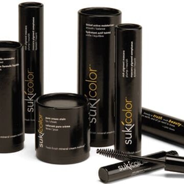 wholesale black creative cosmetics tube packaging boxes with bronzing logo