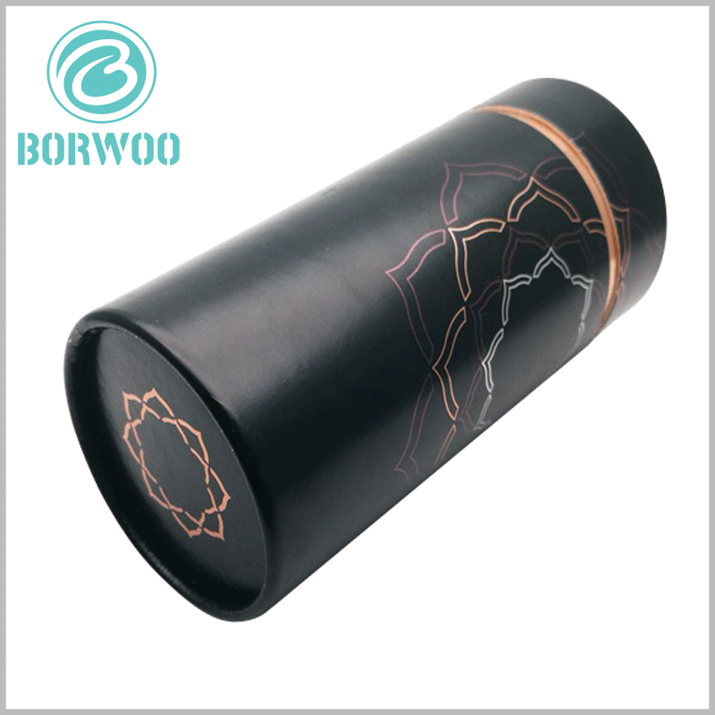 black-round-cardboard-tubes-packaging-boxes-wholesale