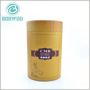 brown cardboard tube boxes packaging for mask