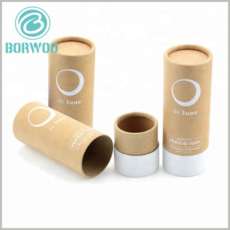 brown kraft paper tube essential oil packaging wholesale.custom packaging boxes for 10 ml essential oil bottle