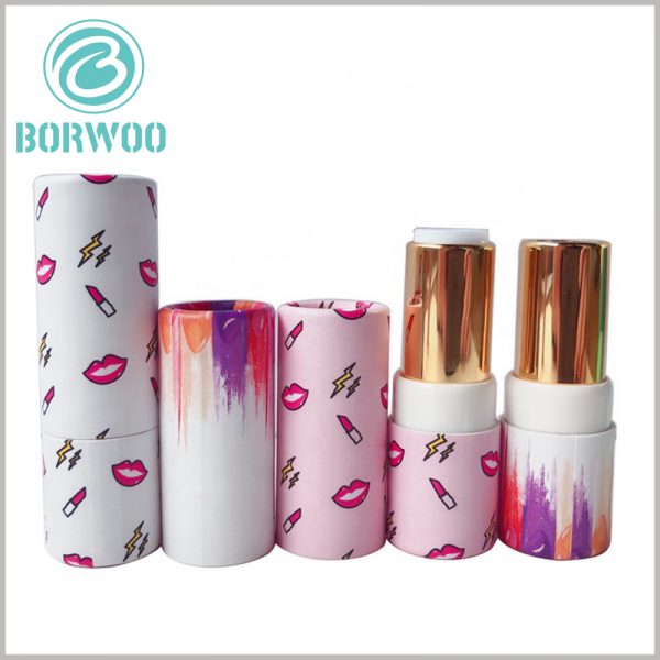 cardboard empty lipstick tubes packaging boxes wholesale.Paper tube can print unique content to attract consumers