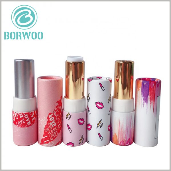 cardboard lipstick tubes packaging boxes wholesale.The box can be composed by high density cardboard inner tube with plastic stick base