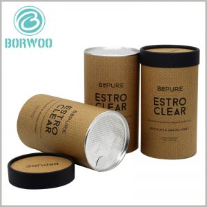 chocolate tube packaging with foil cover and paper lid.The foil cover has a high sealing performance for food tube packaging, which can improve the protection of the packaging for food.