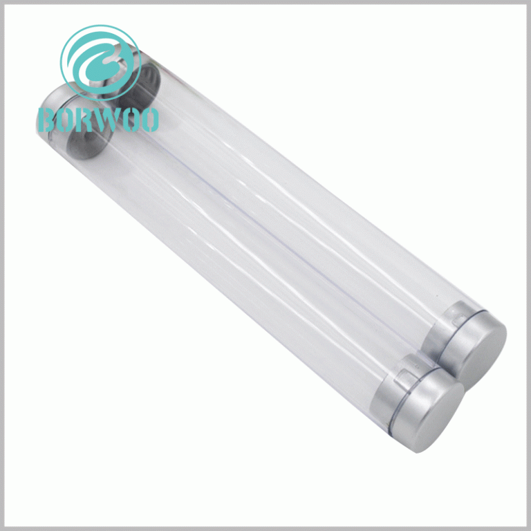 Clear Plastic Round boxes packaging Tube boxes packaging custom