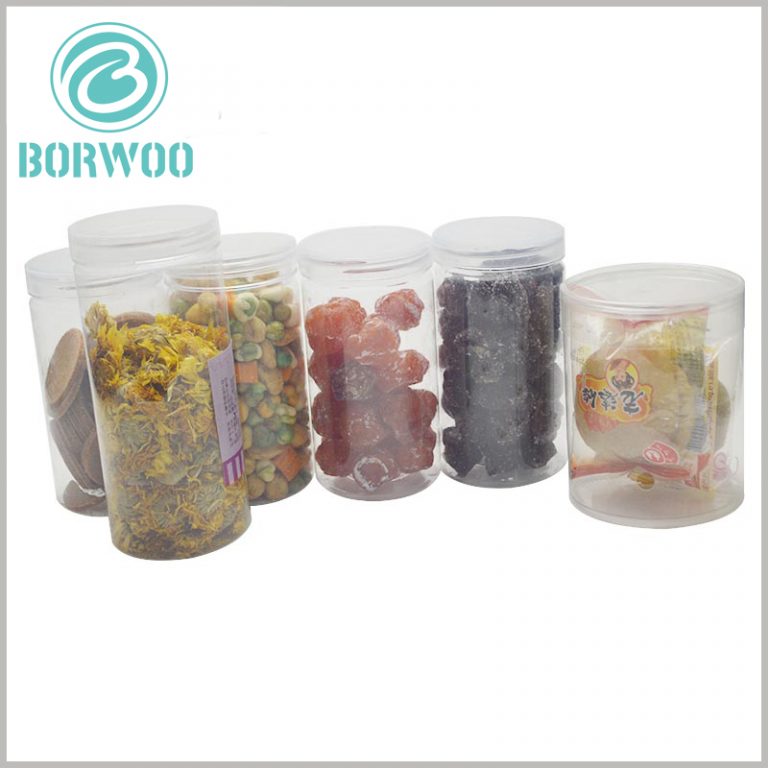 Clear pvc tube packaging for food Custom tube boxes wholesale