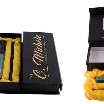 cosmetics packaging with mirror,Upscale cardboard boxes with a hot stamp logo