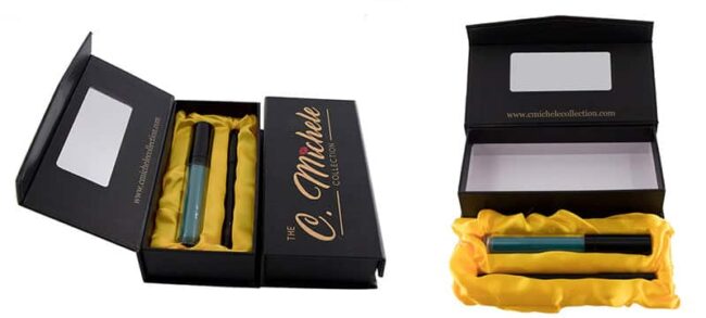 cosmetics packaging with mirror cosmetics packaging with mirror,Upscale cardboard boxes with a hot stamp logo