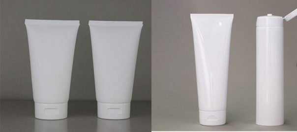 white cosmetics tube packaging boxes custom