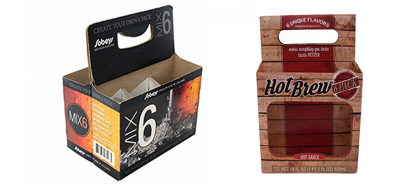 creative 6 pack beer boxes packaging custom,Portable packaging further boosts product sales