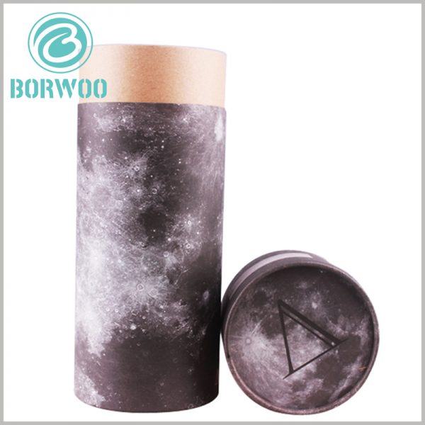 creative biodegradable tube packaging boxes for bottle.High quality round cardboard boxes with lids wholesale