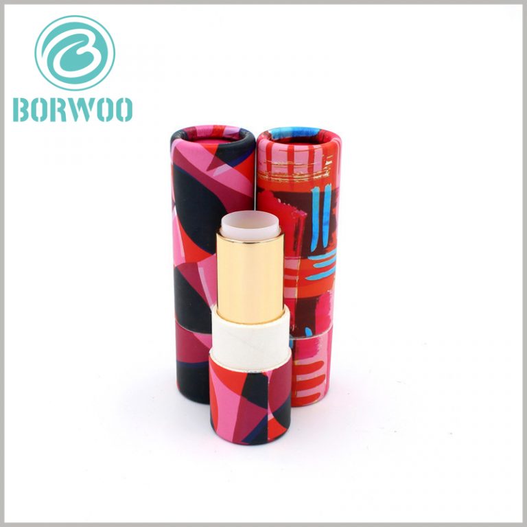 Cardboard empty lipstick tubes packaging boxes Cosmetics packaging