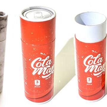 creative cardboard tube boxes packaging for Lipstick or essential oil