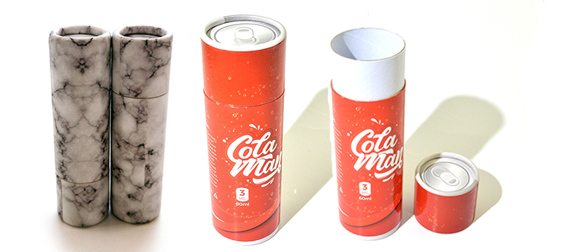 creative cardboard tube boxes packaging for Lipstick or essential oil