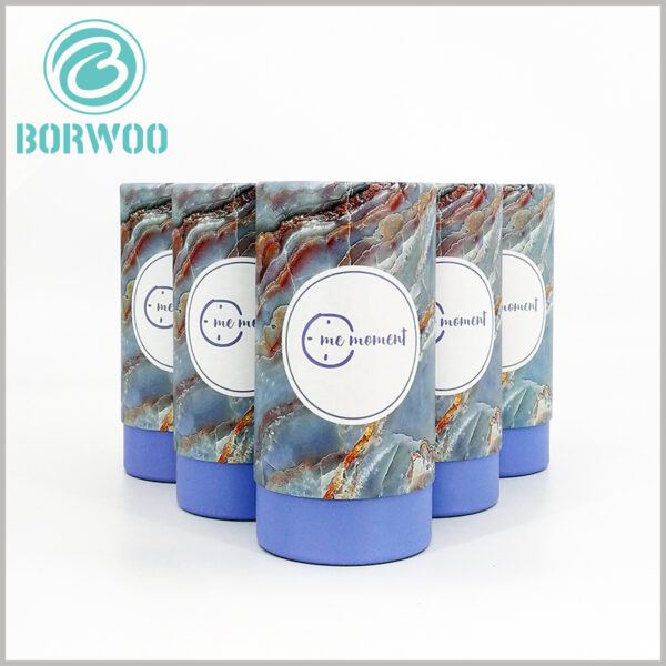 creative cardboard tubes food packaging for tea.add good elements such as LOGO, slogan, product information and pattern on the surface of packaging