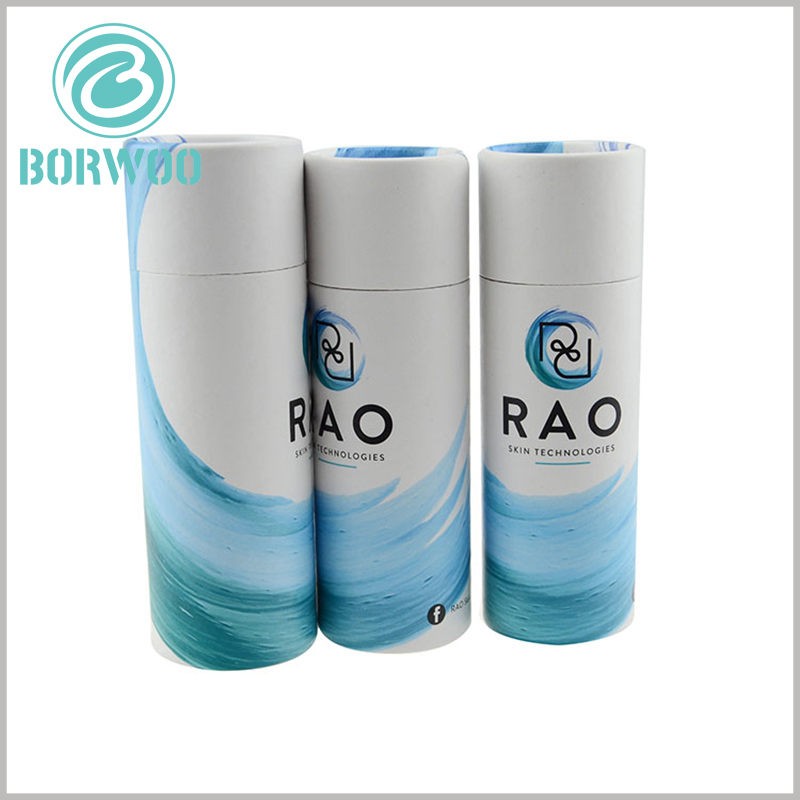 creative cardboard tubes packaging for skin care products boxes.Packaging printing LOGO will promote customer trust in products