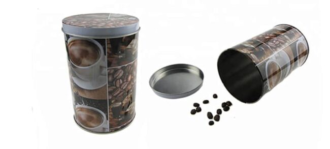 creative coffee tube packaging boxes wholesale creative coffee tube packaging boxes with iron lids wholesale,Directly using coffee beans as the main element of packaging design