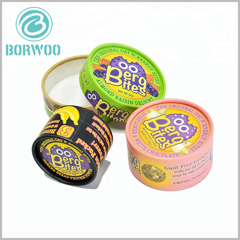 creative cookie food grade packaging custom.Printed food grade tube packaging enriches food display