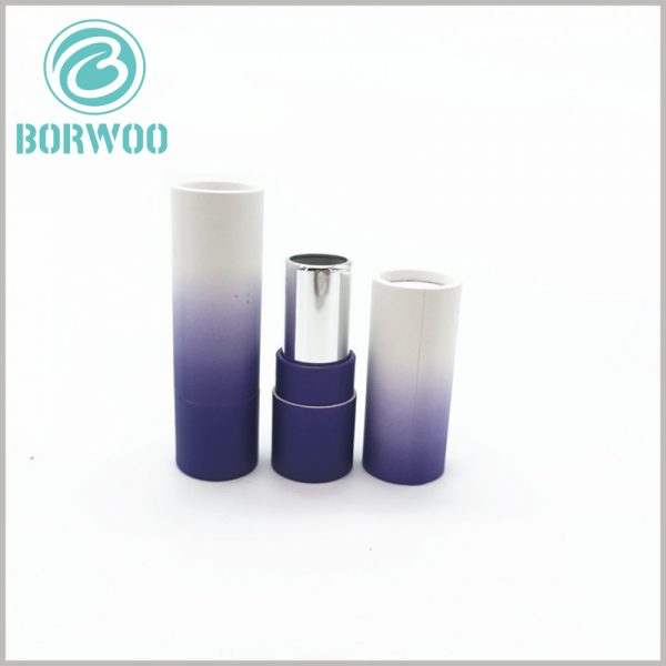 creative designed lip balm tube packaging with creative ideas.Biodegradable paper tubes, which are in line with increasingly strict environmental protection policies, have been widely welcomed.