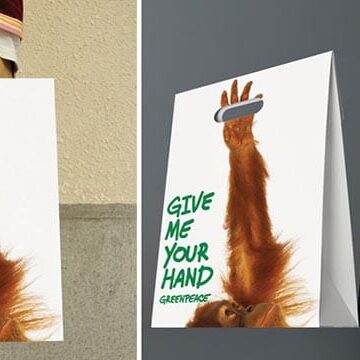 creative paper packaging bags,When you hold this bag, it's like pulling an orangutan's hand.
