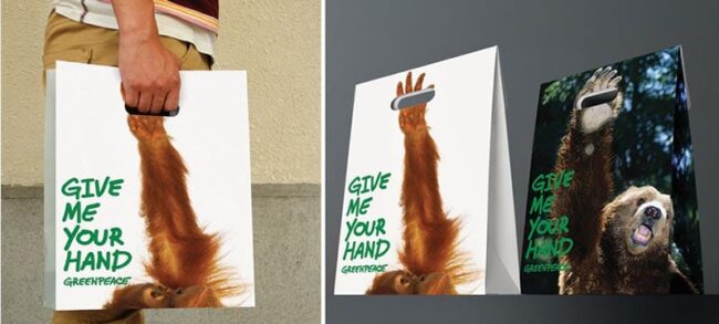 creative paper packaging bags creative paper packaging bags,When you hold this bag, it's like pulling an orangutan's hand.